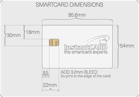 smart card sizes|standard size of id card.